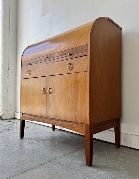 Vintage Teak Bureau Desk By Remploy photo for sale