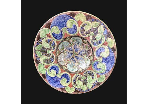 Della Robbia Charger, 1900s, Antique