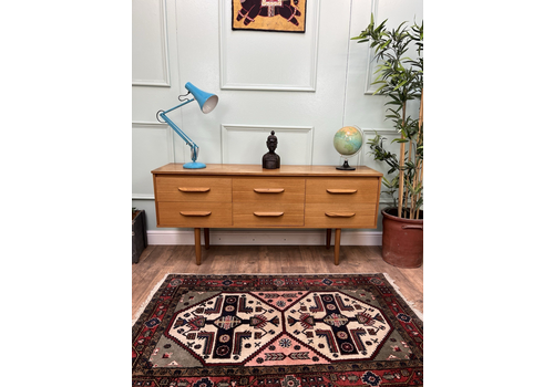 Mid Century Retro Teak Dressing Table, Sideboard, Media Stand Gplan Danish Style