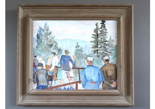 The Overlook  Oil Painting, 1940s