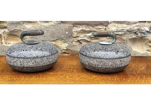 Pair Of Antique Scottish Curling Stones