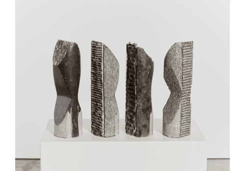 Set Of 4 Totemic Sculptures By Jorg Van Daele