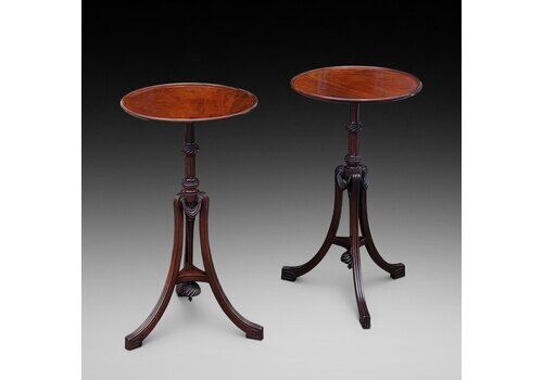 Pair Of Late Victorian Mahogany Occasional Tables