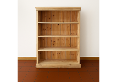 Solid Pine Bookcase – Ready For Custom Commission