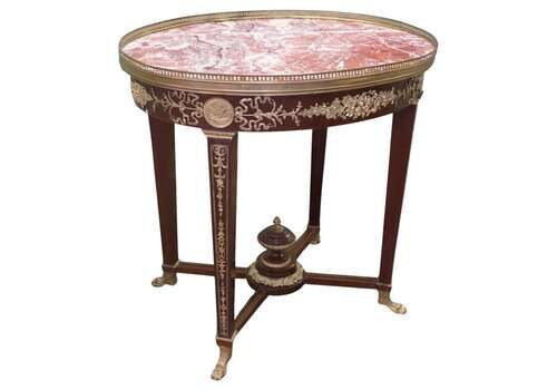 French Empire Style Oval Centre Table