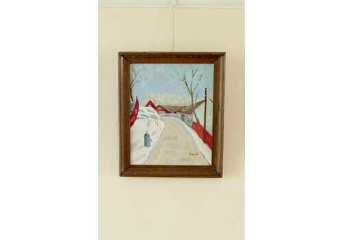 Winter Scene By Zaide, Mid 20th Century