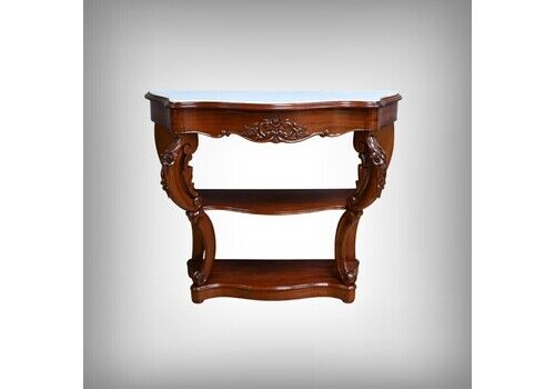 Mahogany Console, Napoleon III Period – Part 2 Of The 19th Century