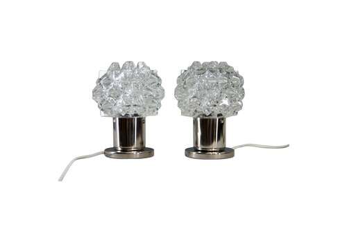 Two Bedside Table Or Wall Lamps By Kamenicky Senov, 1970s