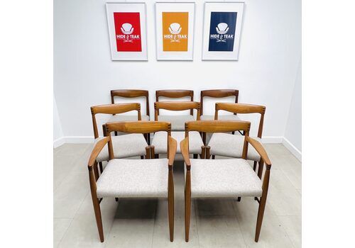 Danish Dining Chairs By H. W. Klein