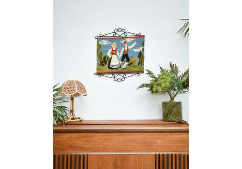 Norwegian Wool Tapestry Wall Hanging