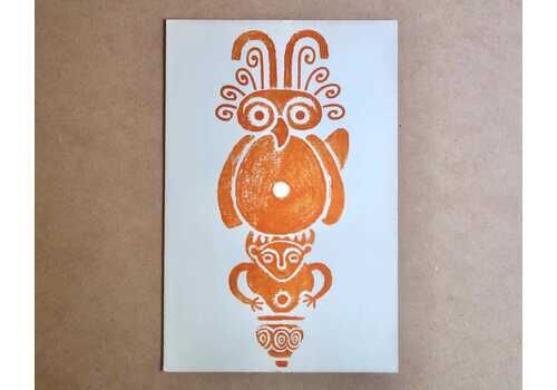 Original Pre Colombian Print By Georges Arnulf, 1967 / Tolima, Calima, Quimbaya Style