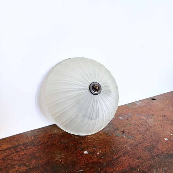 Flush Ceiling Frosted Dome Shade photo for sale