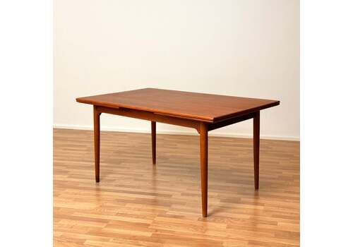 Rectangular Dining Table In Teak, 1950s 60s, Denmark