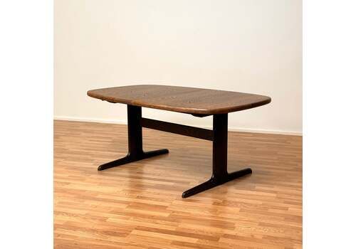 Oval Dining Table In Oak By Skovby Møblefabrik, Ca. 1980s, Denmark