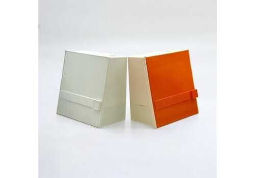 1970s Orange And White Plastic Wall Cabinets By Flair, Holland – Space Age Modular Storage, Vintage Retro Home Decor