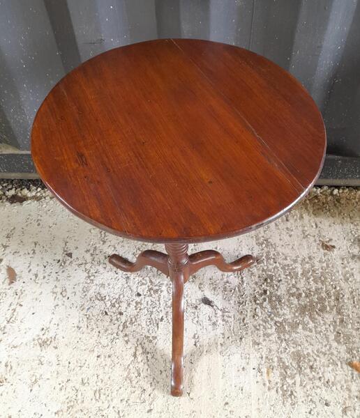 Antique Tip Top Wine Table. photo furniture