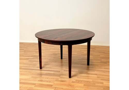 Round Dining Table In Santos Rosewood, 1950s 60s, Denmark