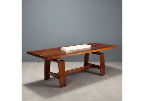 Vintage Bernini Table With Ceramics Design Silvio Coppola 1960s