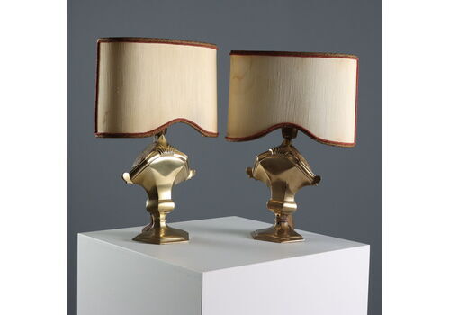 Antique Lamps Bronze Carved Wood Italy XIX Century