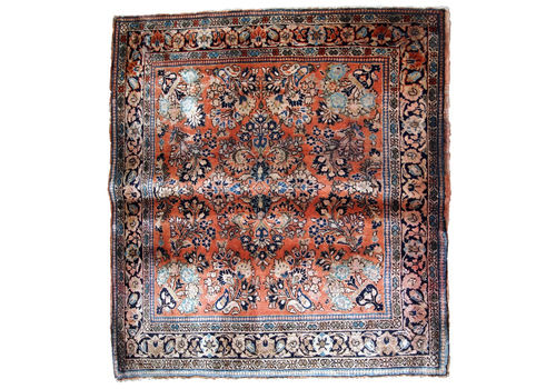 Handmade Antique Persian Sarouk Rug 3.2