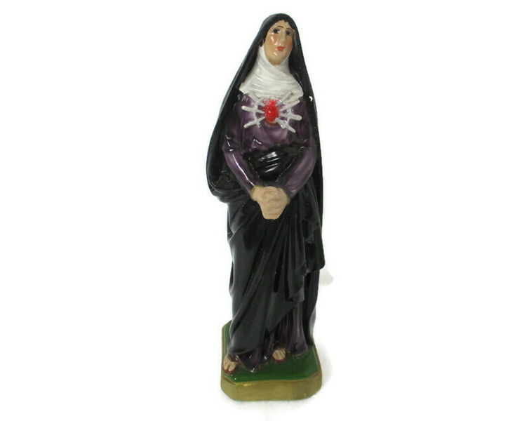 Our Lady Of Sorrows Virgin Mary Mater Dolorosa Madonna Statue 7 Swords ...