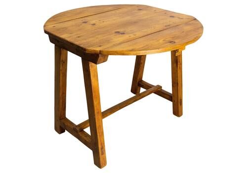 French Pine Little Foldable Side Table Circa 1940
