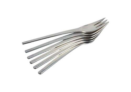 Georg Jensen, Caravel. Set Of Six Lunch Forks In Sterling Silver.