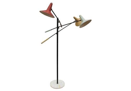 Stilnovo Bruo Gatta Floor Lamp 1950s Directional Arms Rare Collector