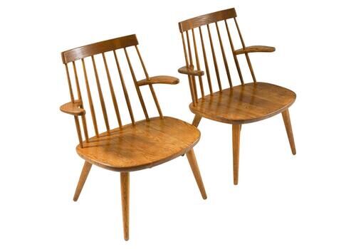 Scandinavian Midcentury Armchairs Model "Sibbo" By Yngve Ekström