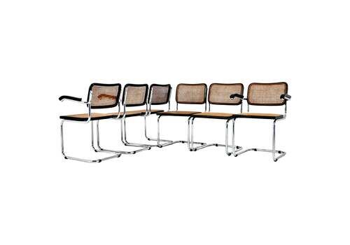 Dining Chairs Style B32 By Marcel Breuer Set Of 6