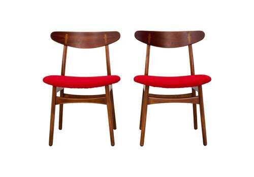Set Of 3 Hans Wegner Chairs