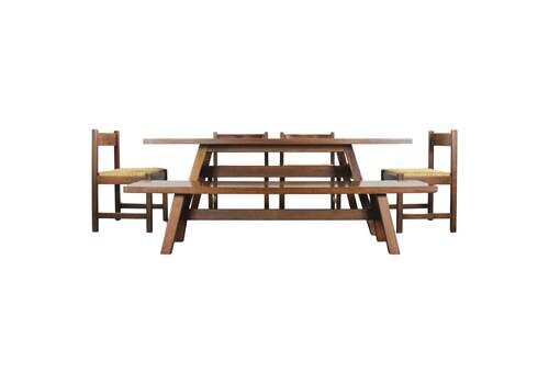 Giovanni Michelucci Dining Room Set With Table Bench And Chairs By Poltronova