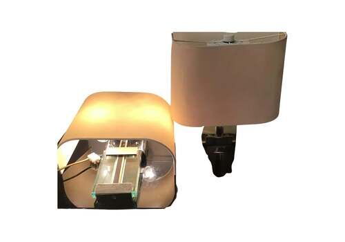 Fontana Arte Sconces/Appliques  Metal Crome Glass Lampshade 1968 Italy