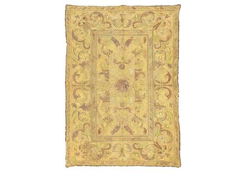 Turkish Ottoman Textile Baroque Inspired Floral