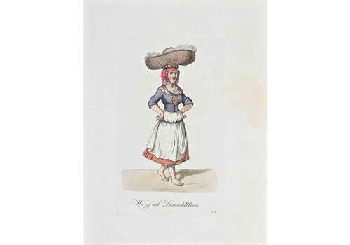 Christoph Suhrwoiy Ook Lavendelbloom   Etching By Christoph Suhr   18081808