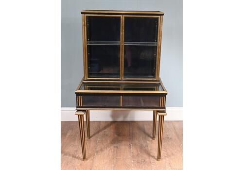 Art Deco Display Cabinet Vitrine Lacquer Hollywood Regency 1920