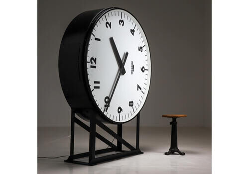 Monumental Gents Of Leicester Double Sided Illuminated Clock