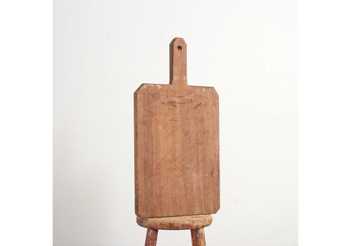 Large Wooden Antique Bread Chopping Board  Aw