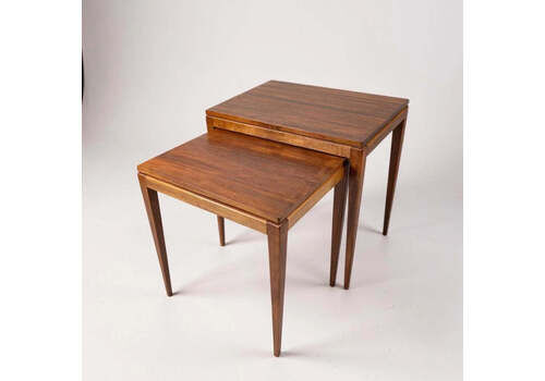Midcentury Gordon Russell Nest Of Tables | Set Of Two Vintage Side Tables