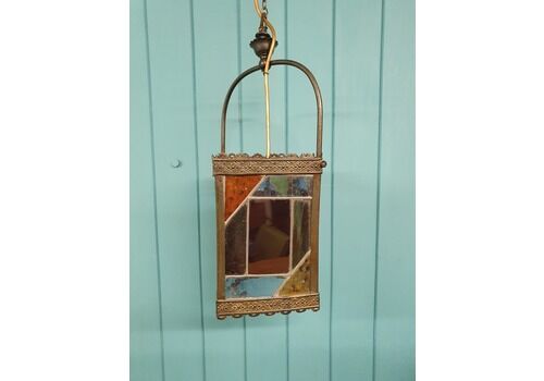 A Late 19 Century Oil Lantern Converted To Electric