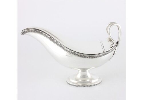 Sterling Silver Tiffany & Co Lidded Gravy Sauce Boat. Jc Moore. C1858.