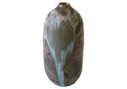 Vintage Studio Pottery Ceramic Vase No 08 By Ilse Ludwig Korbel Germany 1980s
