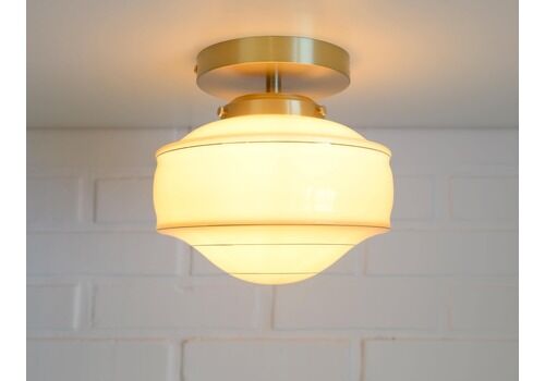 Semi Flush Mount / Art Deco Sconce 1940