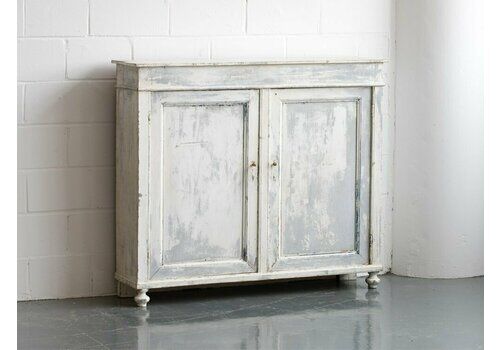French Painted Cupboard, 19th Century