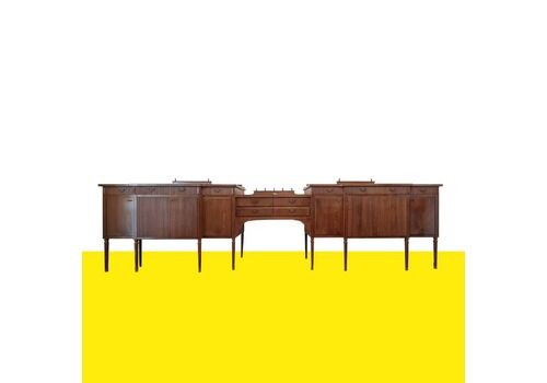 Elegant And Spacious Italian Sideboard From The 1960s