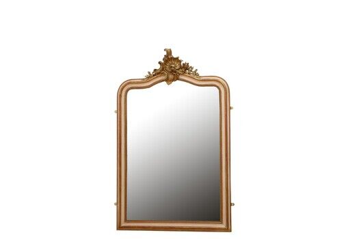 Antique 19th Century Wall Mirror H157cm