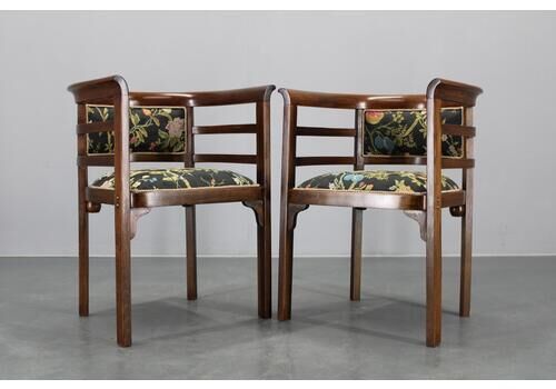 1930s Pair Of Restored Thonet Armchairs, Czechoslovakia