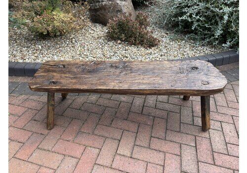 19th Century Oak Pig Bench, 1800s