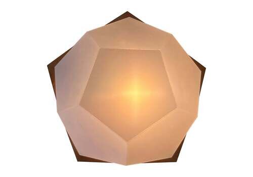 Large Rare Rudolf Steiner School Anthroposophical Ceiling Or Wall Fixture 1960s