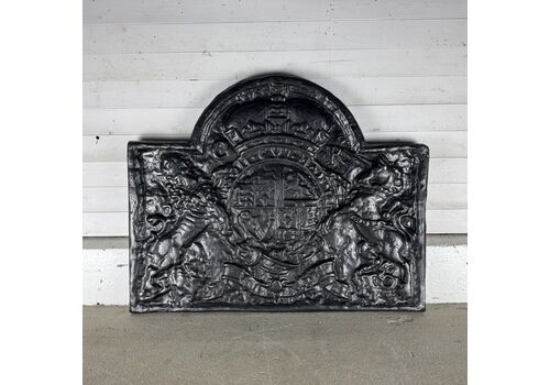 Large Cast Iron Fire Back